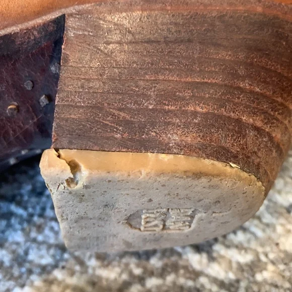 Dan Post Brown Heeled Boots - Picture 13 of 15